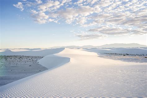White sands national park photos - Located in southern New Mexico and in the northern Chihuahuan Desert, White Sands became New Mexico’s newest National Park in 2019. Known for its dramatic landscapes of unique white gypsum sand dunes, the photographic possibilities are endless here. Capture solitary yucca plants surrounded by wind swept white sand for rich texture and ... 